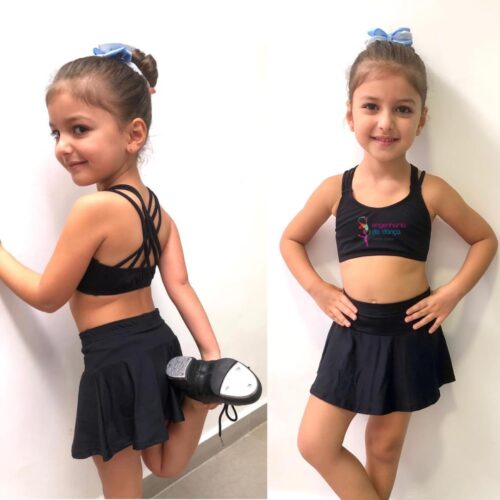 Saia-shorts de lycra