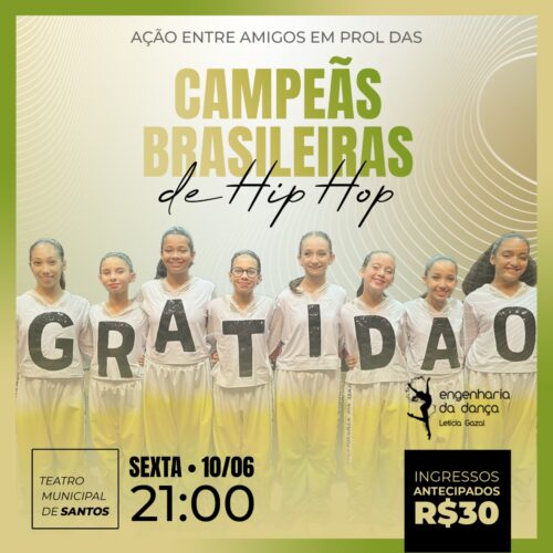 Sessão 21h - Ação entre Amigos em prol das campeãs brasileiras de hip hop, rumo ao mundial 2022